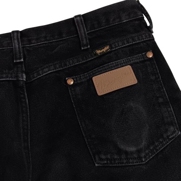 Wrangler Vintage Jeans Mens 36X37 Black Classic Cowboy Cut Western Cowboy Tall - Picture 1 of 15